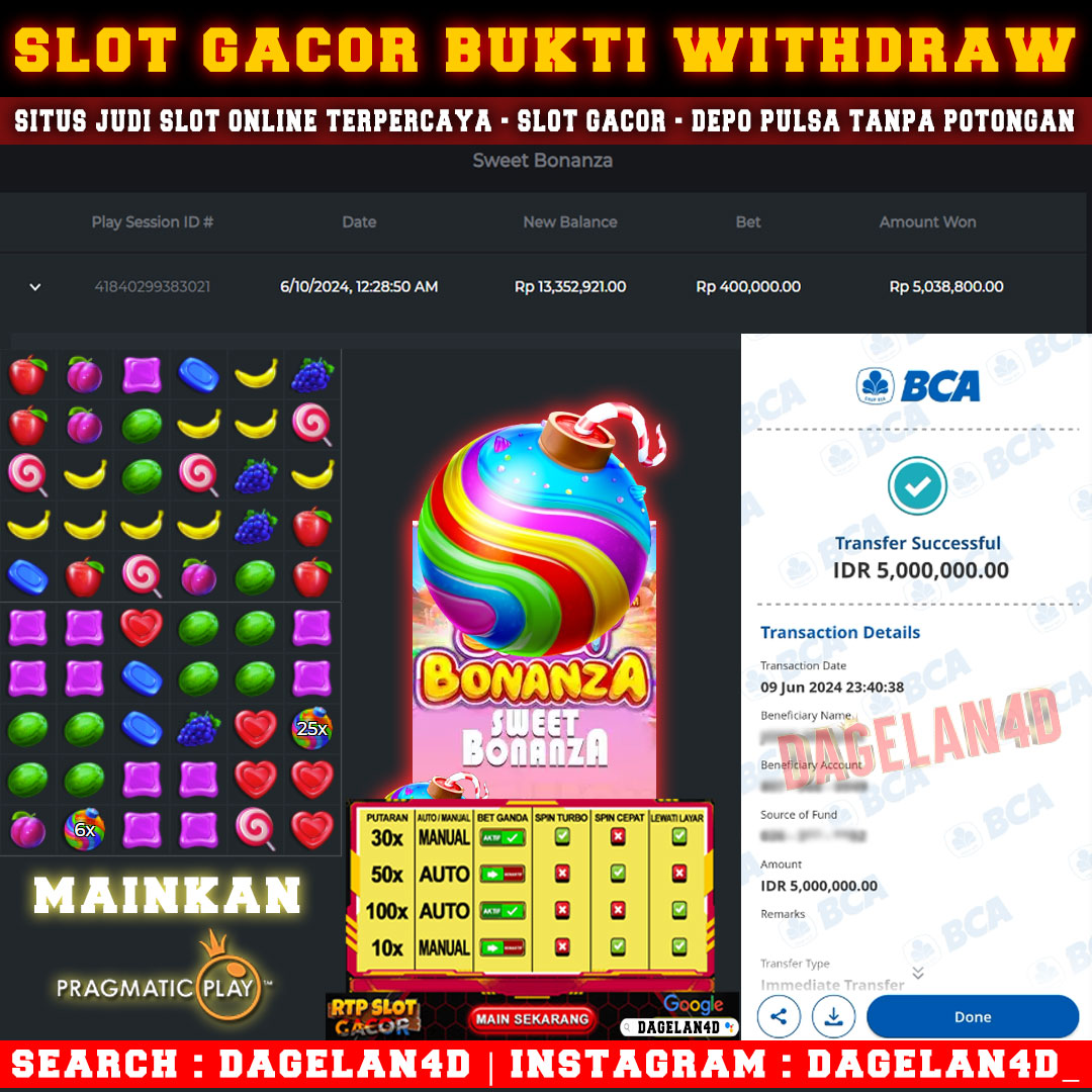 Jackpot Sweet Bonanza Pakai Pola Angker